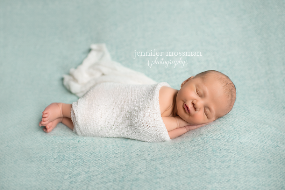 Posed Newborn Portrait